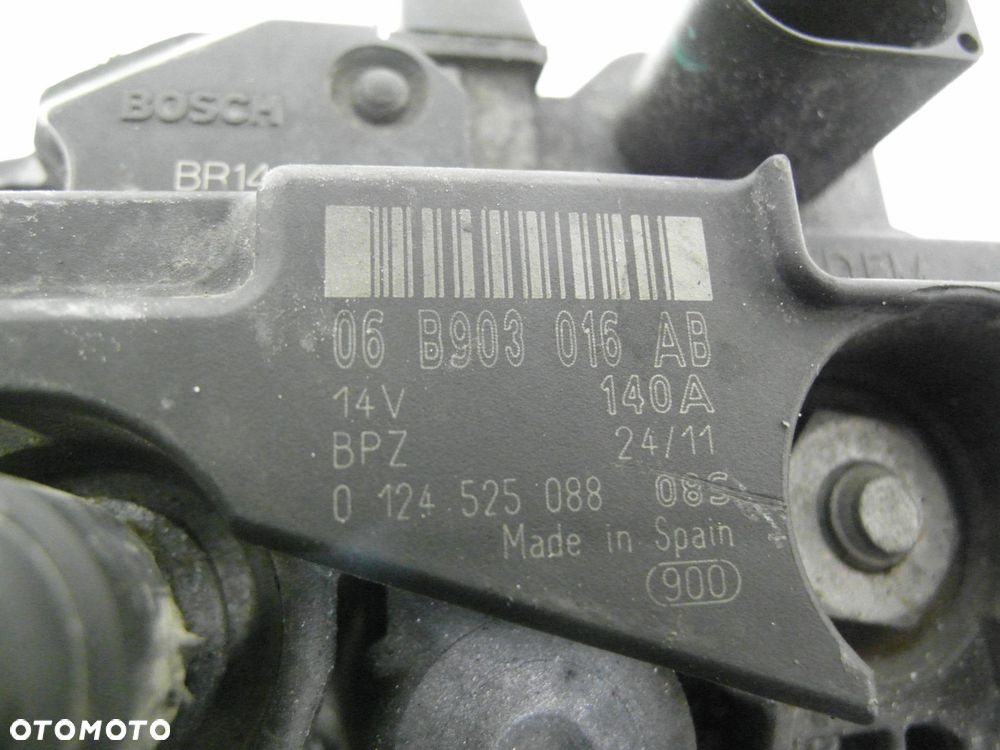 ALTERNATOR VW GOLF VI 2.0 GTi 06B903016AB 0124525088 - 4