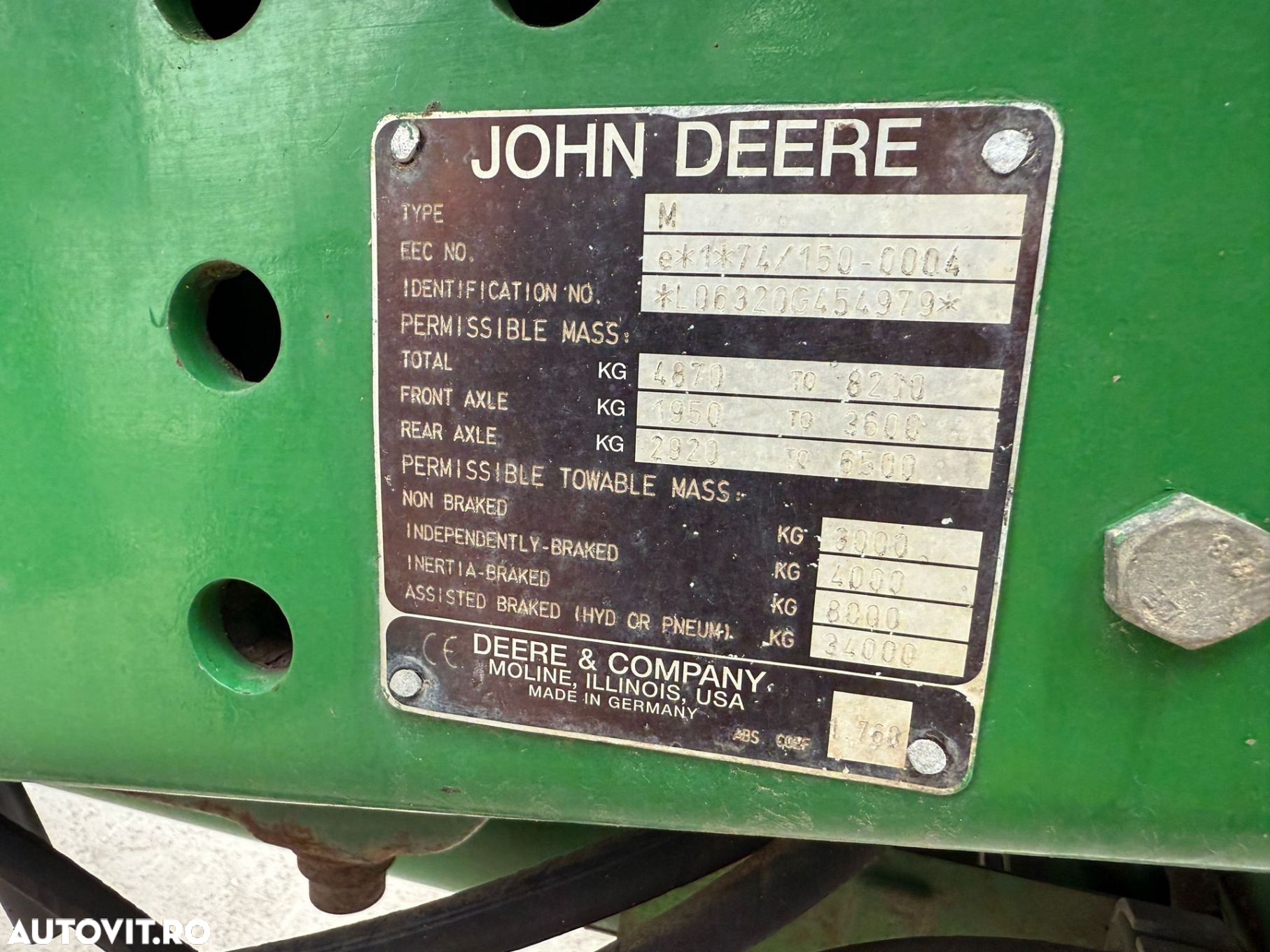John Deere 6320 Tractor - 7