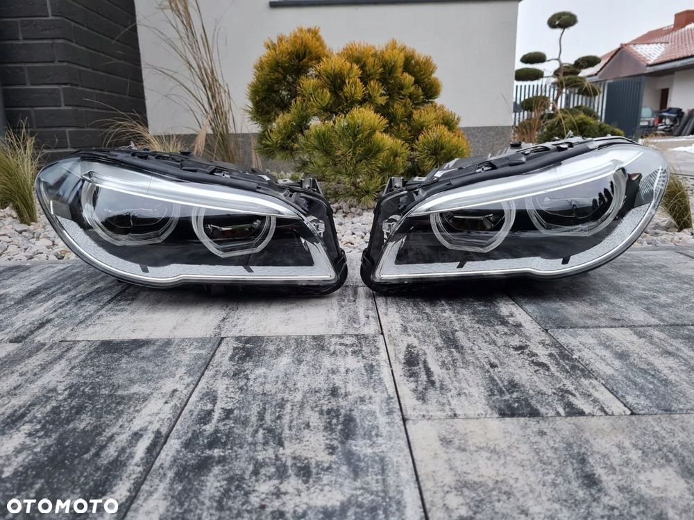 BMW 5 M5 F10 F11 LIFT LCI Lampy przód Full Led Adaptive 735248108 742414601 - 2