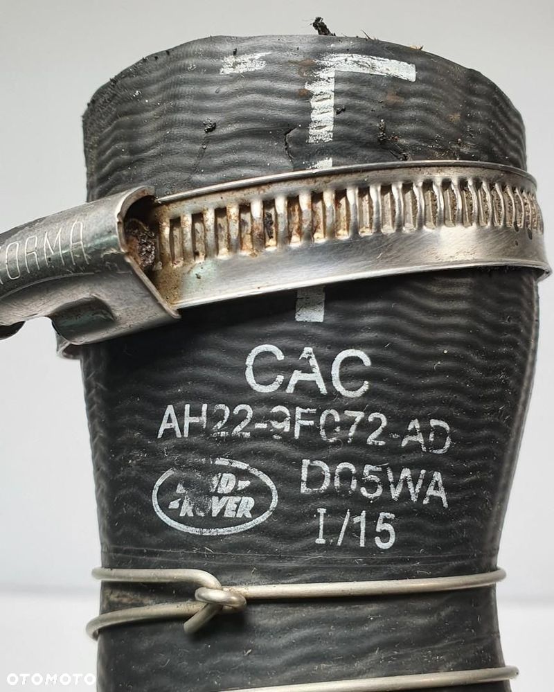 WĄŻ RURA INTERCOOLERA RANGE ROVER SPORT I L320 3.0 V6 AH22-9F072-AD - 2