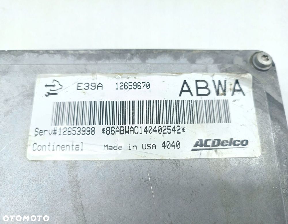KOMPUTER SILNIKA STEROWNIK CADILLAC CTS 12659670 12653998 - 4