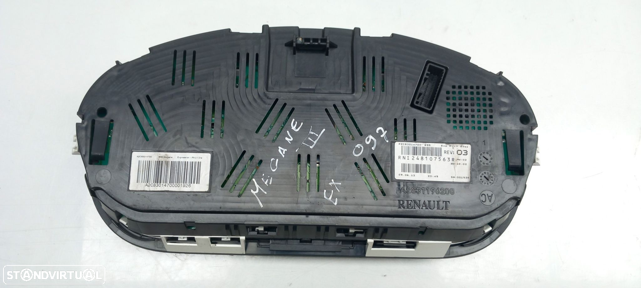 Quadrante / painel de instrumentos RENAULT Megane III (BZ0_) - 2