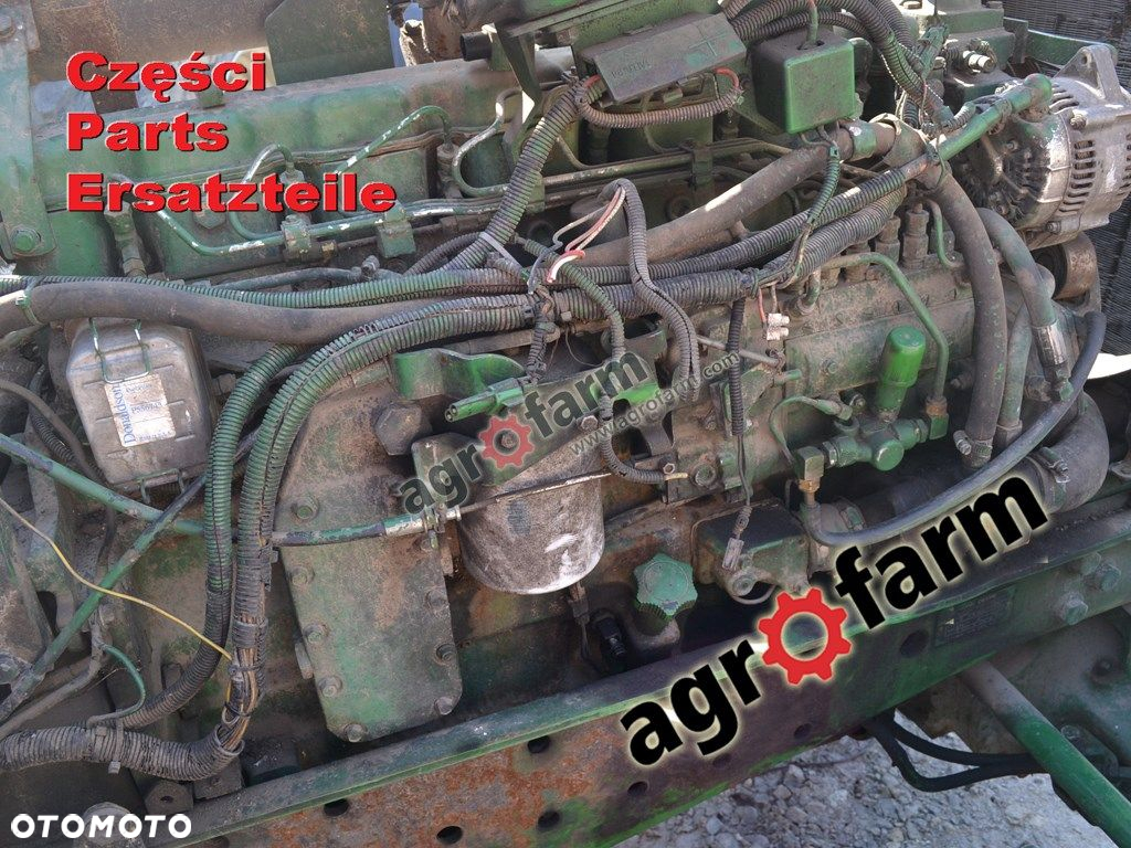 John Deere 7800 części, skrzynia biegów, silnik - 2