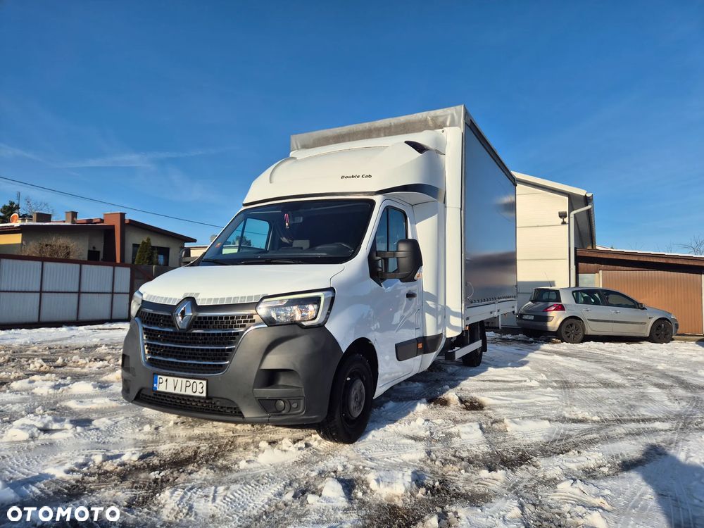 Renault MASTER FIRANA 10EP PLANDEKA SPOJTRAK XL TWINCAB 2.3 165KM SERWIS ASO BEZWYPADKOWY ZADBANY 2021 PODUSZKI FV23% WEBASTO BEZ WKŁADU FINANSOWEGO - 6