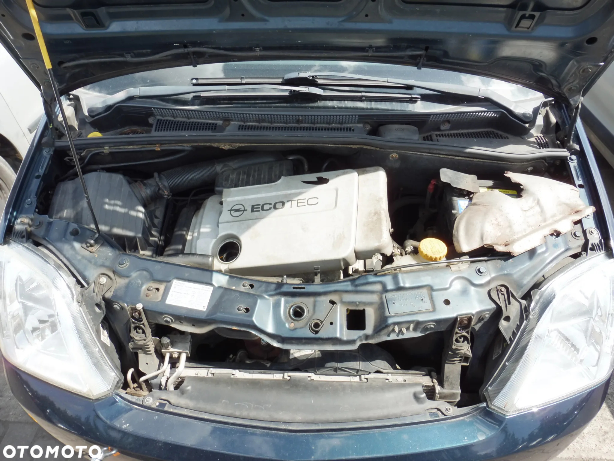 Opel Meriva A 1.6 16V Z16XE Skrzynia F17W394 Z20U Maska Zderzak Błotnik Lampa Reflektor - 10