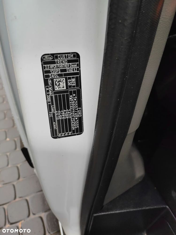 Ford TRANSIT CUSTOM 2020r 2,0 TDCI 130KM AUTOMAT L2H1 LONG DUBEL DRZWI EURO 6 LEDY CENA BRUTTO VAT 23% - 39