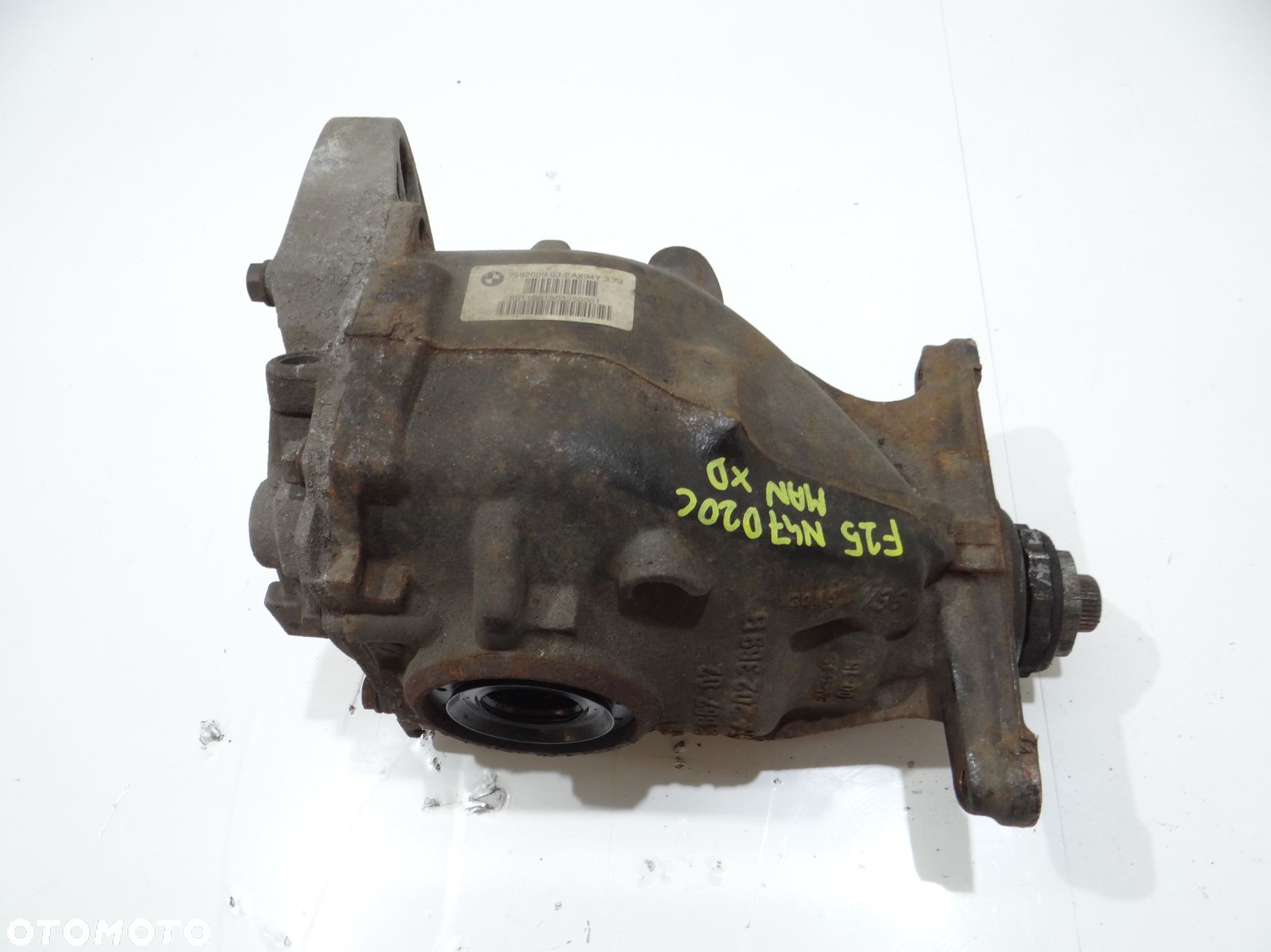 MOST DYFER BMW X3 F25 N47D20C 2.0D X DRIVE MANUAL 7592009 3,73 - 1