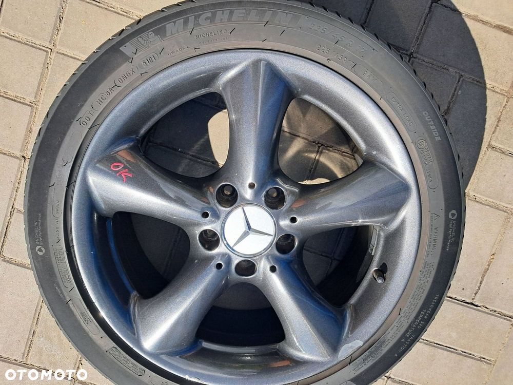 mercedes-benz clk w209 felgi aluminiowe koła lato 17" 5x112 et30 et36 - 12