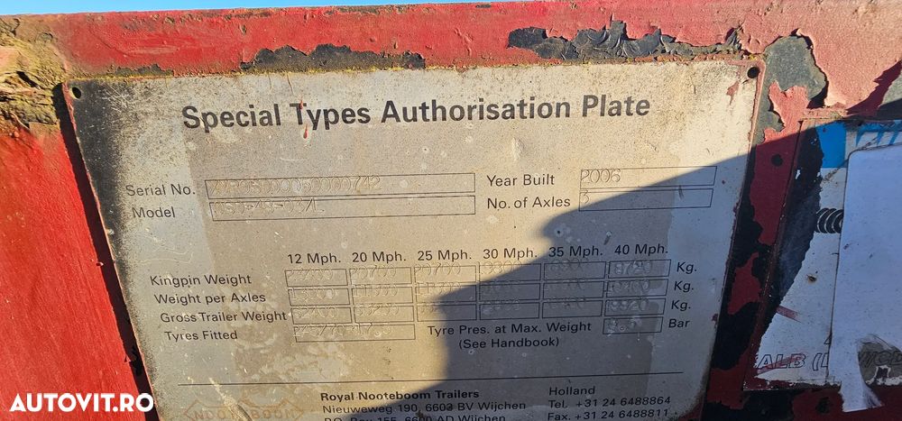 Nooteboom Trailer 3 axe - 7