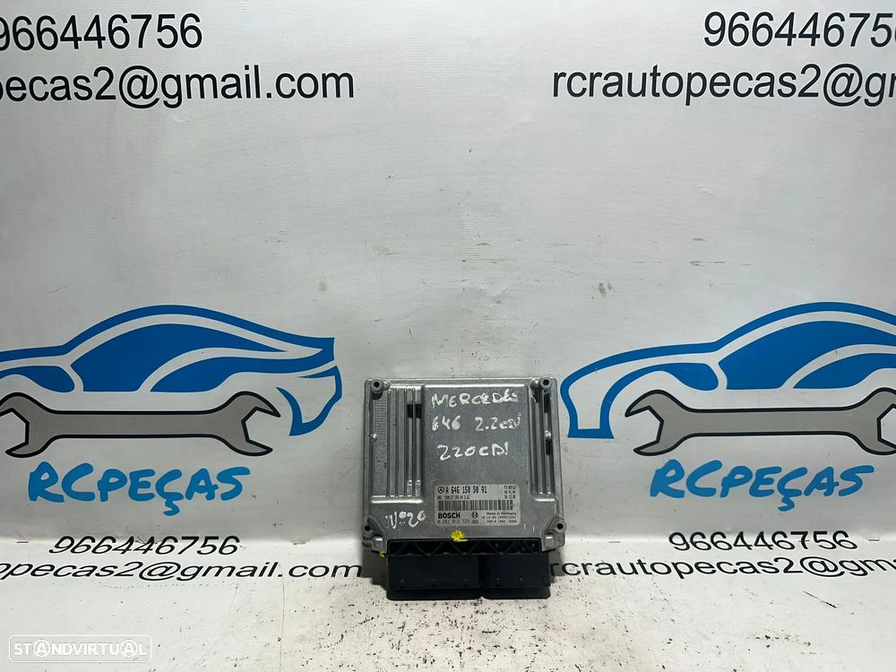 .Centralina Motor Bosch Mercedes Benz 2.2 CDi 646 A6461505091 0281012725 CR3.44 ED0117 - 2