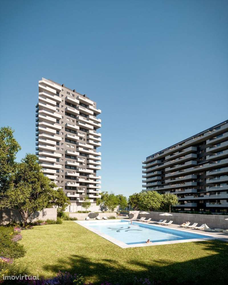 Apartamento T1 em condomínio fechado de luxo em Leça da Palmeira - Grande imagem: 3/15
