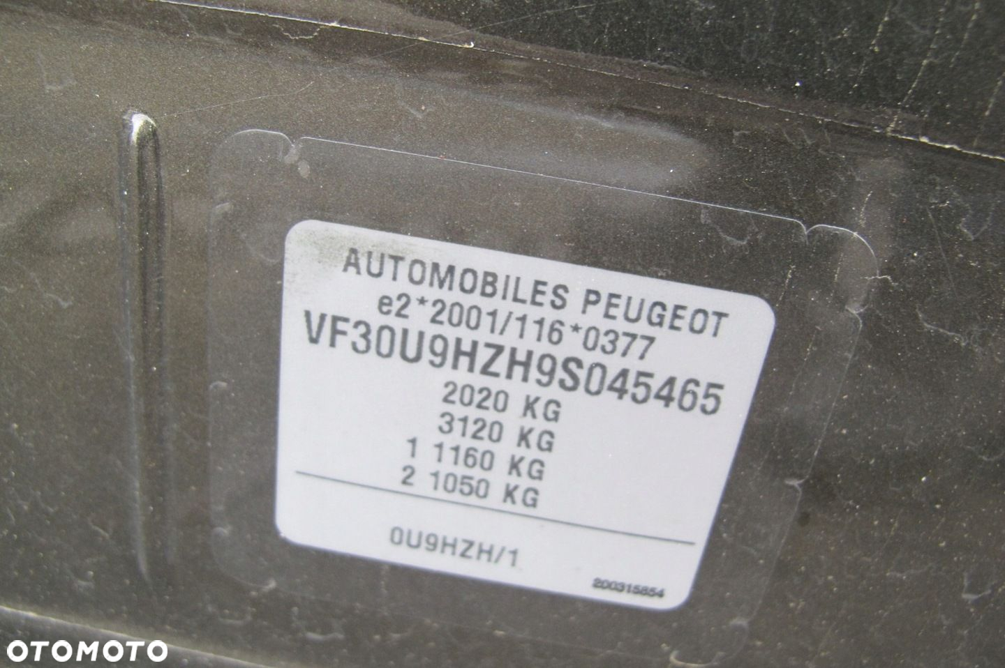 PEUGEOT 3008 I 1 0U PRÓG SŁUPEK PRAWY KDKD - 4