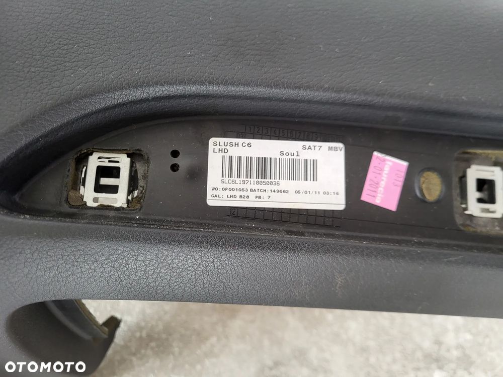 AUDI A6 C6 LIFT DESKA KONSOLA AIRBAG PASY CZARNA SOUL 4 RAMMIENNA KOMPLET - 5