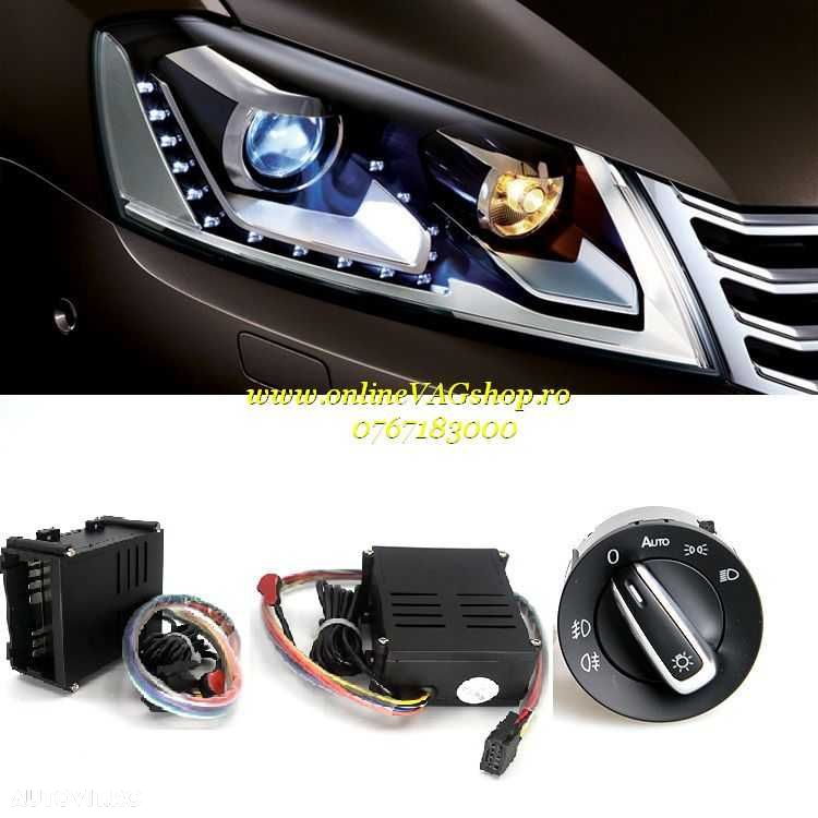 Modul cu senzor pornire automata faruri pt VW Golf 4 Bora Polo Passat - 5