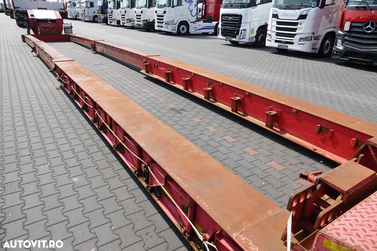 Nooteboom TIEFBET DETASABILE / ȘASIU JOS / EXTENSIBIL / OSI DE DIRECȚIE / Lungime 22 m / PORTATOR / TROLIU - 12