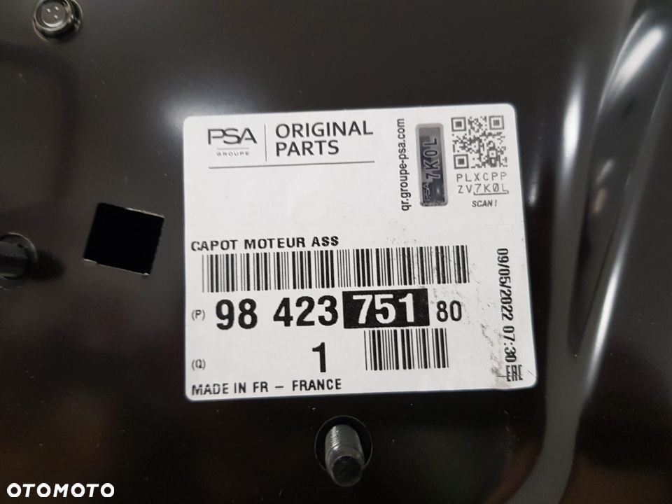 PEUGEOT 3008 II 5008 II 2016- MASKA POKRYWA SILNIKA NOWA ORYGINAŁ 9842375180 - 5