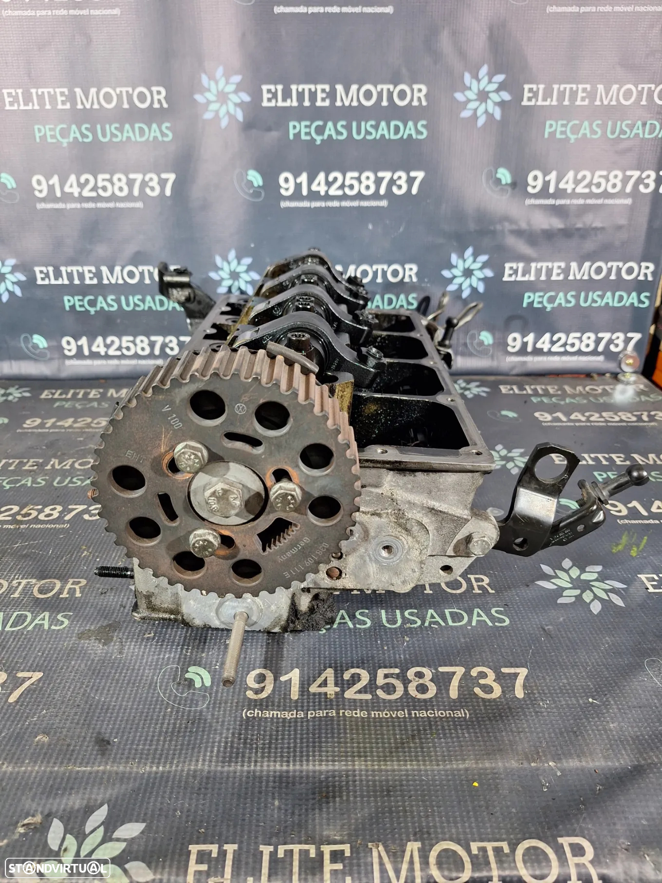 Cabeça de motor usada 038103373r VW SHARAN 2.0 TDI 8V 1.9 SEAT 100CV 130CV 115CV ASZ ATD AJM AWX BKC BXE - 4
