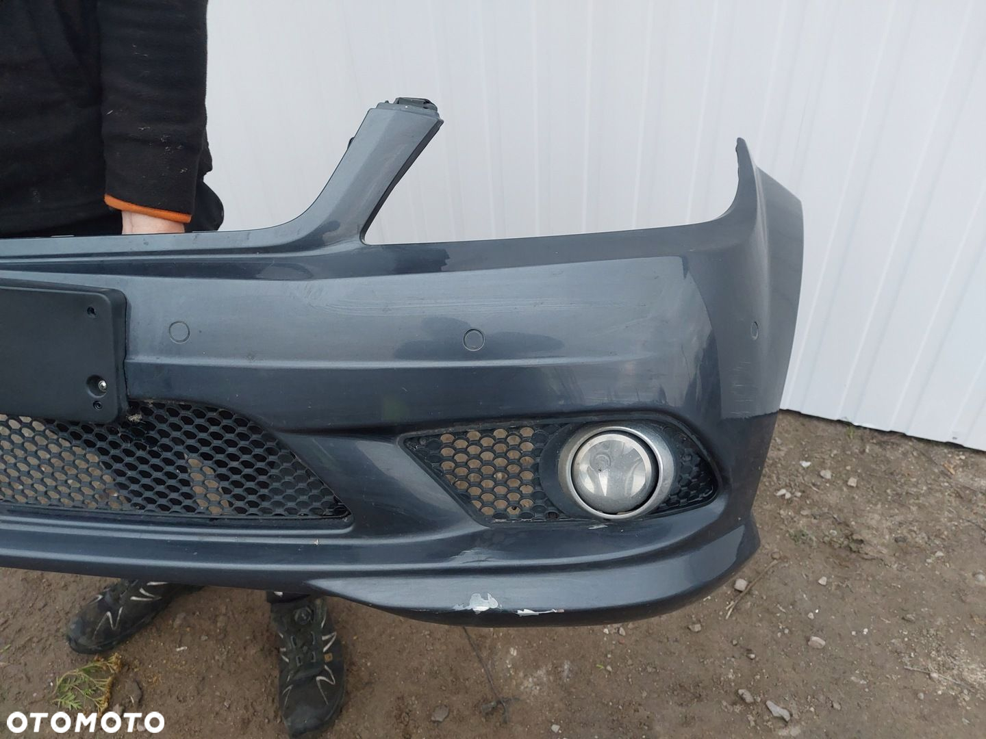 MERCEDES C-KLASA W204 AMG PDC ZDERZAK PRZÓD PRZEDNI KOMPLETNY - 7