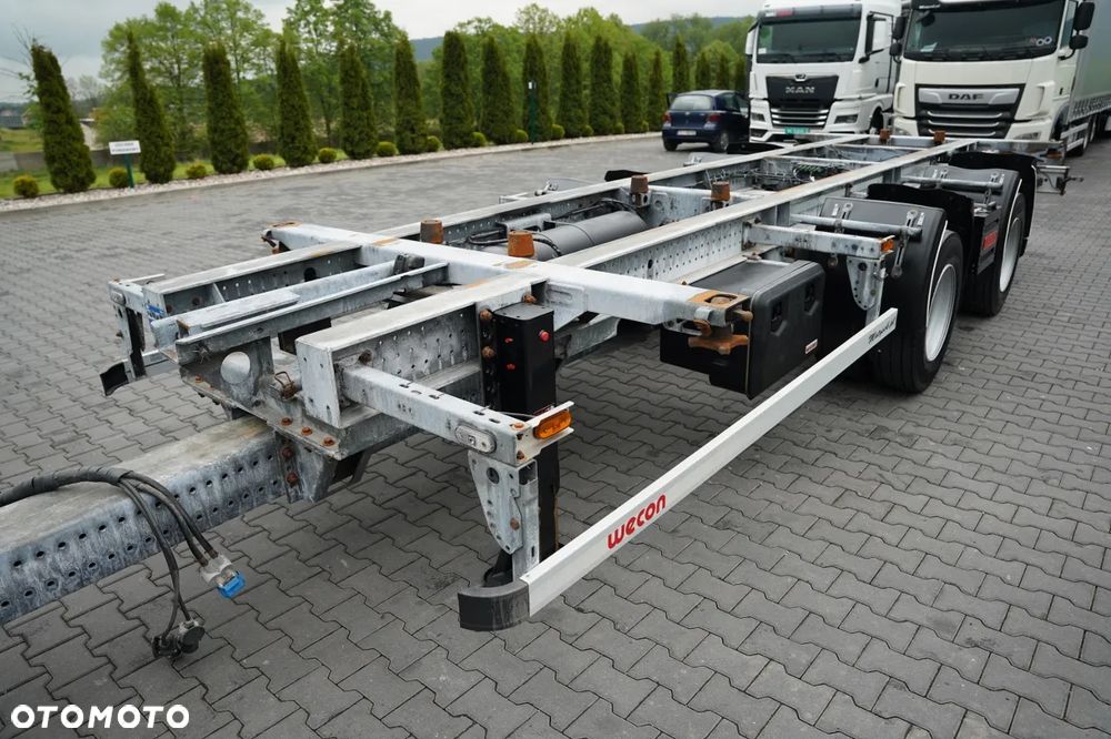 Wecon PRZYCZEPA TANDEM / BDF / 7,15 , 7,45 , 7,82 M / DO PRZEWOZU KONTENERÓW - 8
