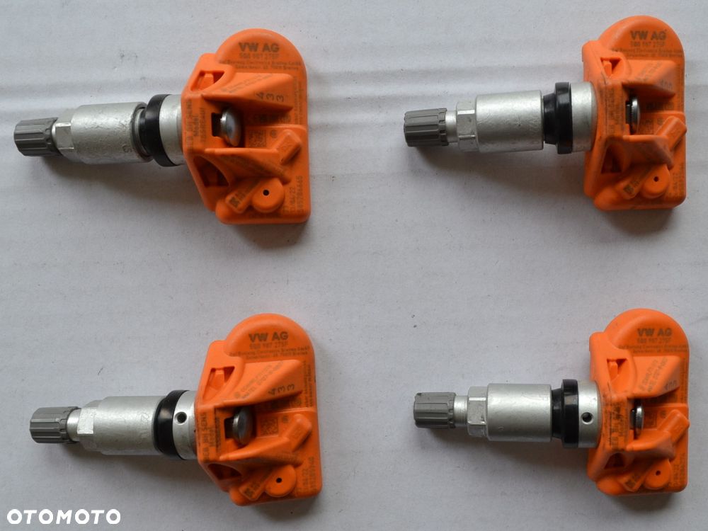 CZUJNIKI CIŚNIENIA TPMS OEM VW SKODA AUDI 5Q0907275F x4szt C-375 - 1