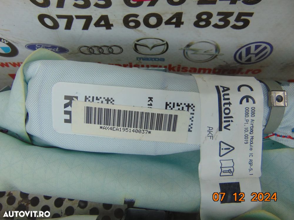 Airbag cortina Nissan qashqai 2013-2021 airbag-uri laterale stanga dreapta cortine - 11