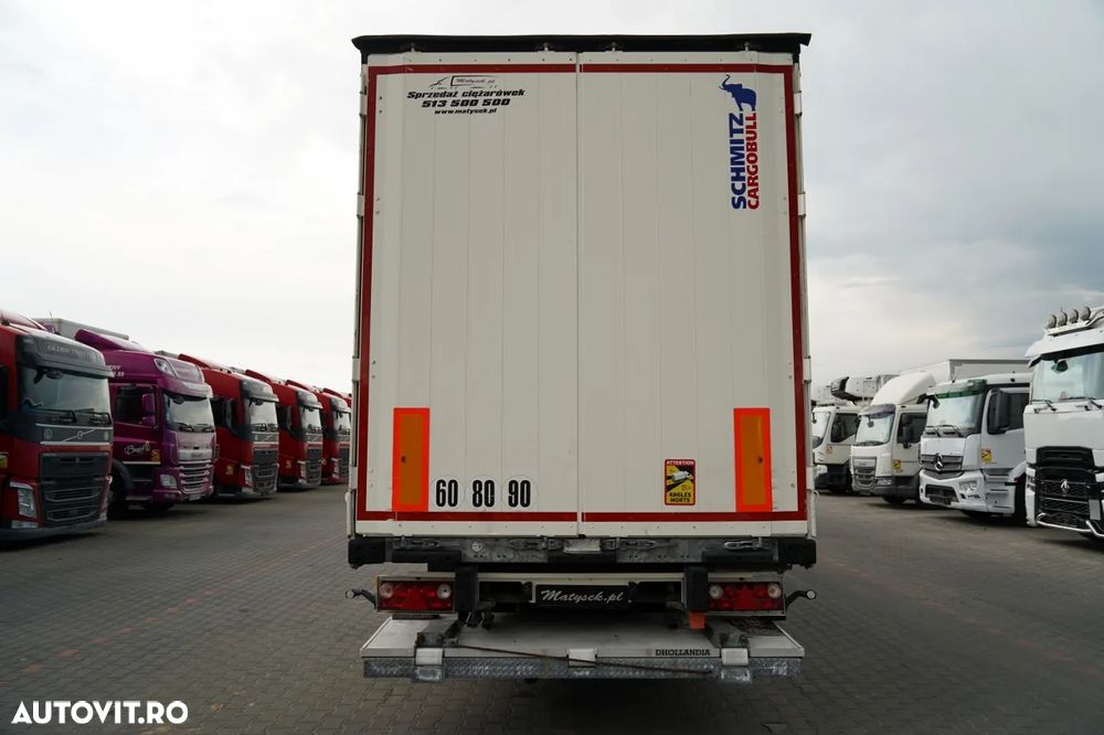 Schmitz Cargobull CORTINĂ / ELEVATOR DE SARCINĂ DHOLLANDIA - 2000 KG / 2 AXE RIDICATIVE / - 12