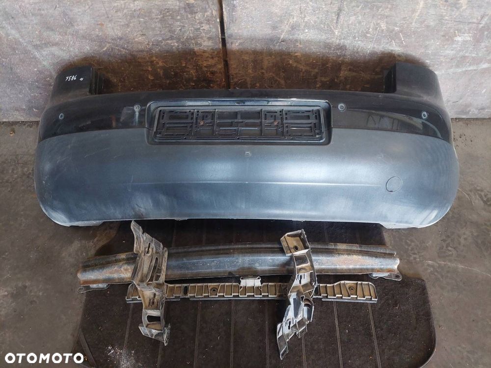 ZDERZAK TYŁ + BELKA + ŚLIZGI VOLKSWAGEN GOLF V LC9Z - 1