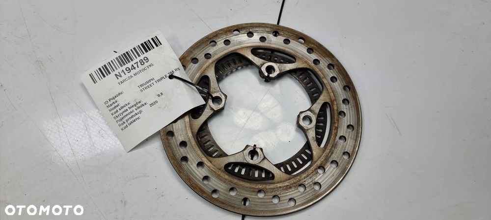 Tarcza tył motocykl Triumph Street Triple 765 RS 2020r. - 1