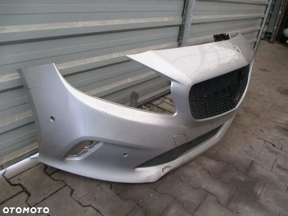 MERCEDES A KLASA W176 ZDERZAK PRZEDNI PRZÓD SREBRNY 6xPDC - 2