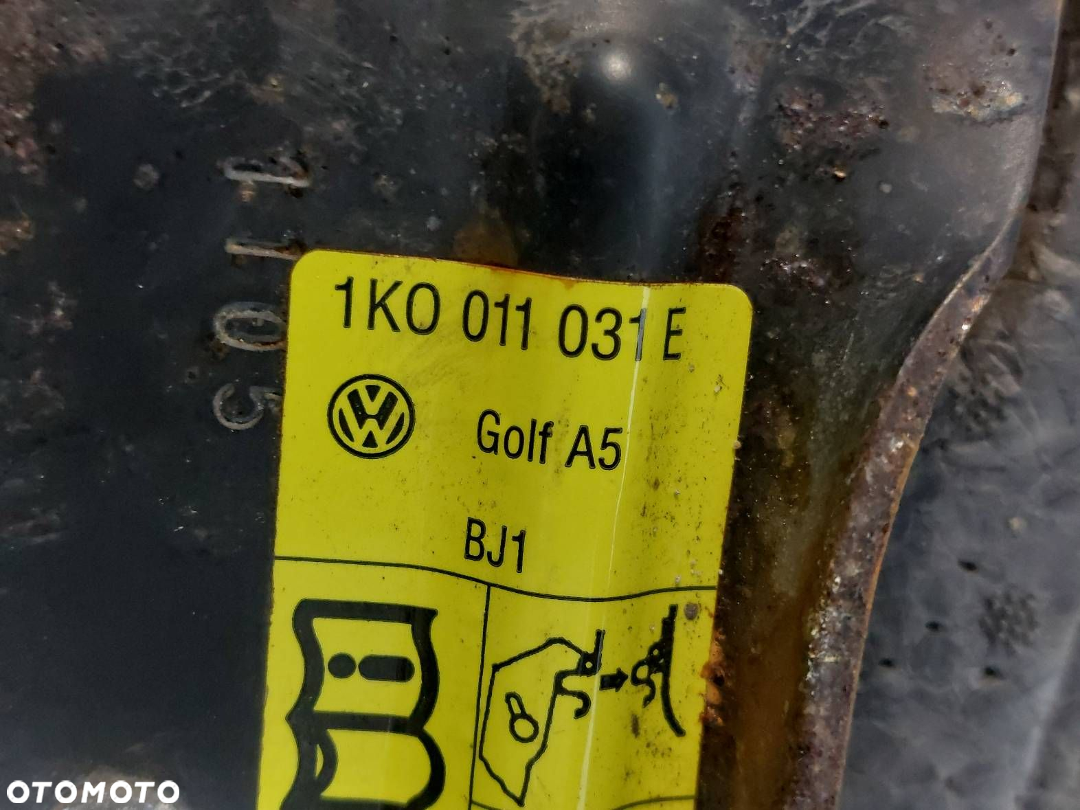 ORGANIZER WKŁAD BAGAŻNIKA + DOJAZDÓWKA VOLKSWAGEN GOLF V 1K0601027F - 7