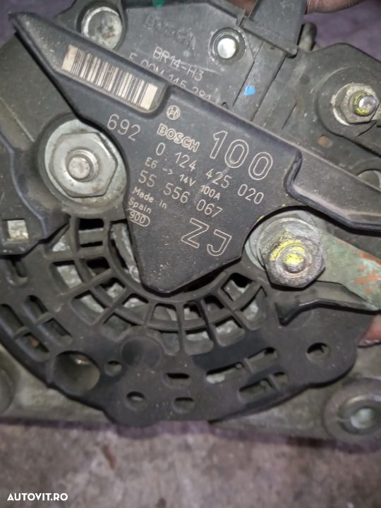 Alternator Opel Astra H 1.6/1.8 b 2006 55556067 0124425020 - 2