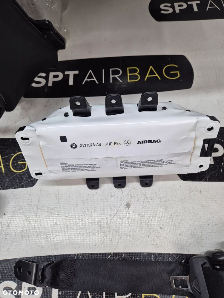 GLC X254 KOKPIT DESKA KONSOLA PULPIT PODUSZKA AIRBAG AIR BAG PASY KIT SET - 6
