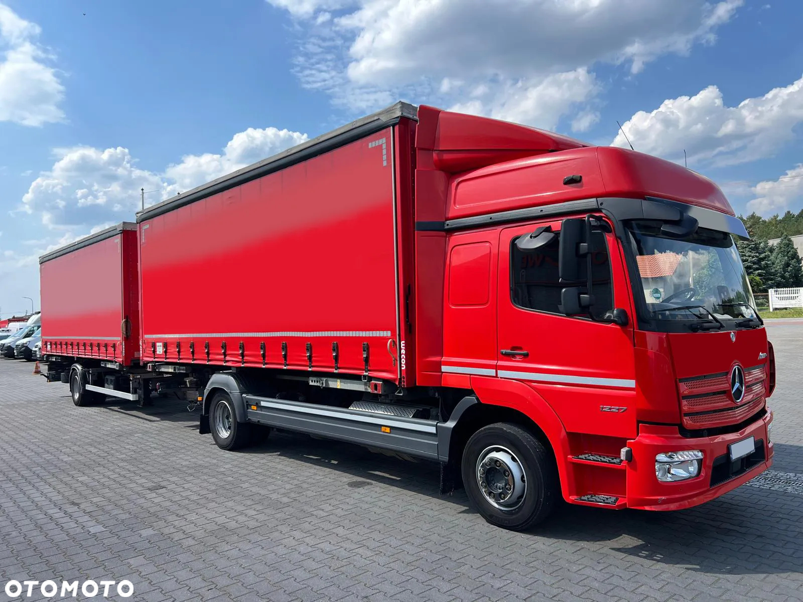 Mercedes-Benz ATEGO 1227 EURO 6 BDF FIRANKA PLANDEKA WYMIENNA ZABUDOWA - 9