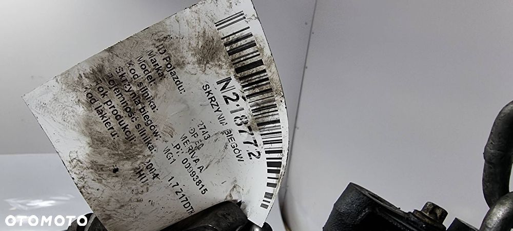 SKRZYNIA BIEGÓW OPEL MERIVA A 1.7 DTI - 2