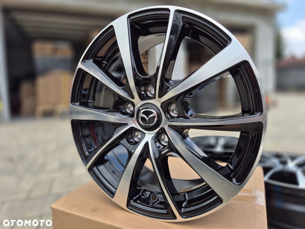 Mazda 16 " Felgi Nowe 5x114,3 CX-3 MX-5 Premacy 3 / 5 / 6 Czarny / Poler - 3