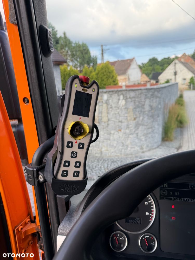 MAN TGM 18.340 / EURO 6 / MEILLER AK 12LT PILOT / bramowiec MULDA / KONTENER - 17