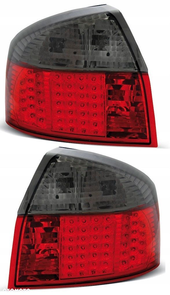 Lampy tyl na kpl Tuning Red Smoke Audi A4 b6 sedan - 1