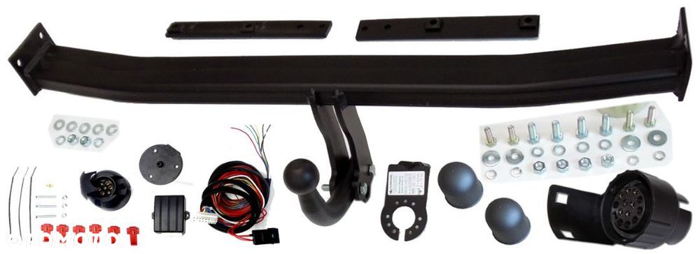 HAK HOLOWNICZY + MODUŁ + WIĄZKA + GNIAZDO 7 PIN/13P RENAULT GRAND SCENIC 3 III od 2009 - 2