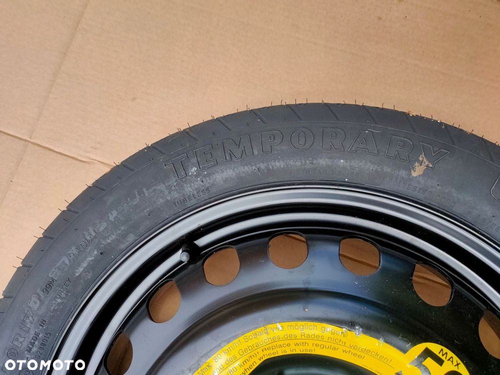 dojazdówka koło dojazdowe 125/80 17cali 5x112 et35 audi a4 b6 b7 8e0601027c - 6