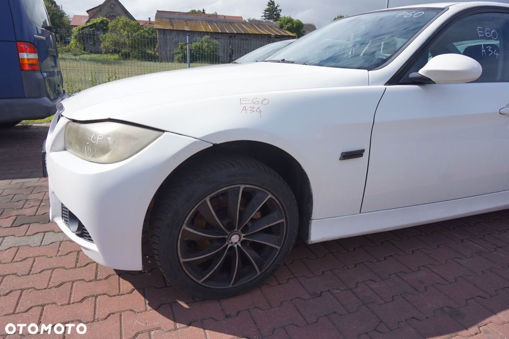 MASKA ZDERZAK BŁOTNIKI LAMPY 3 E90 A34 M-PAKIET BMW 2004-2008 BIAŁY PRZÓD KOMPLETNY - 10