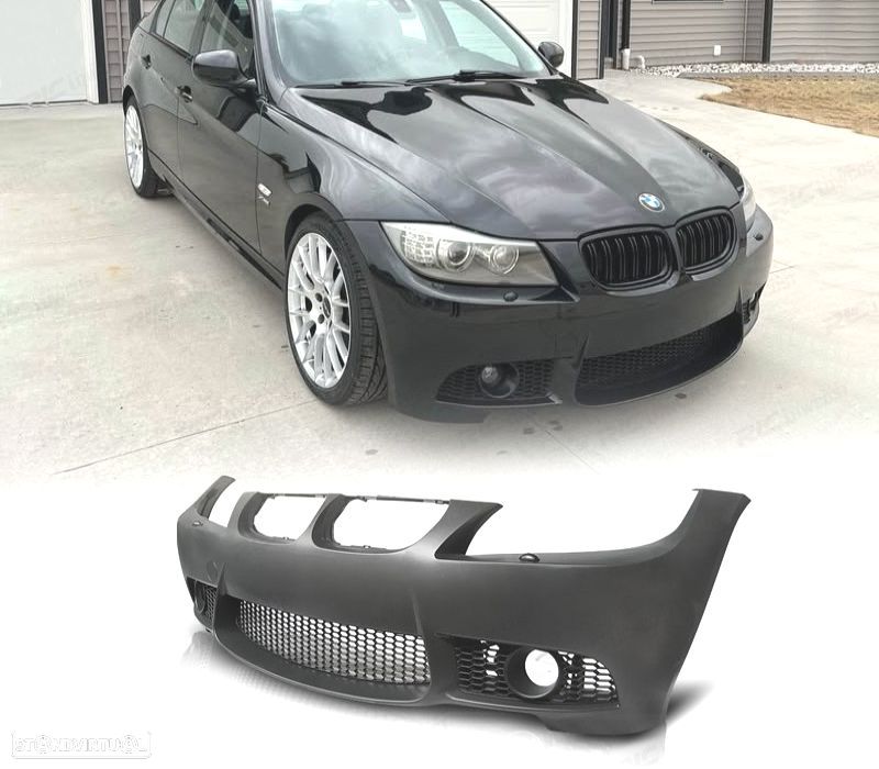 PARA-CHOQUES FRONTAL BMW E90 E91 08-12 LOOK M3 SRA - 1