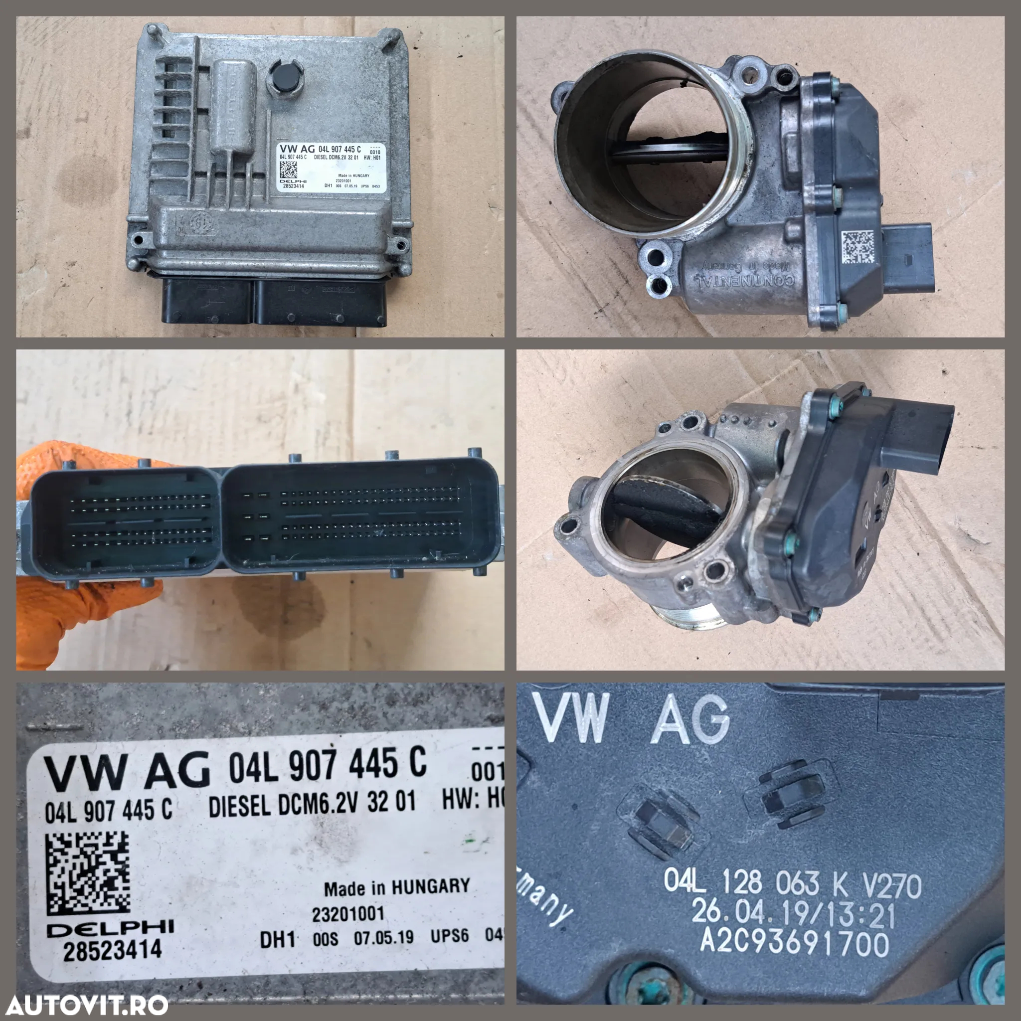 -2- Anexe motor VW Crafter 2.0 tdi 2016-2024 turbina electromotor galerie admisie cutie de viteze kit ambreiaj rampa injectoare - 8