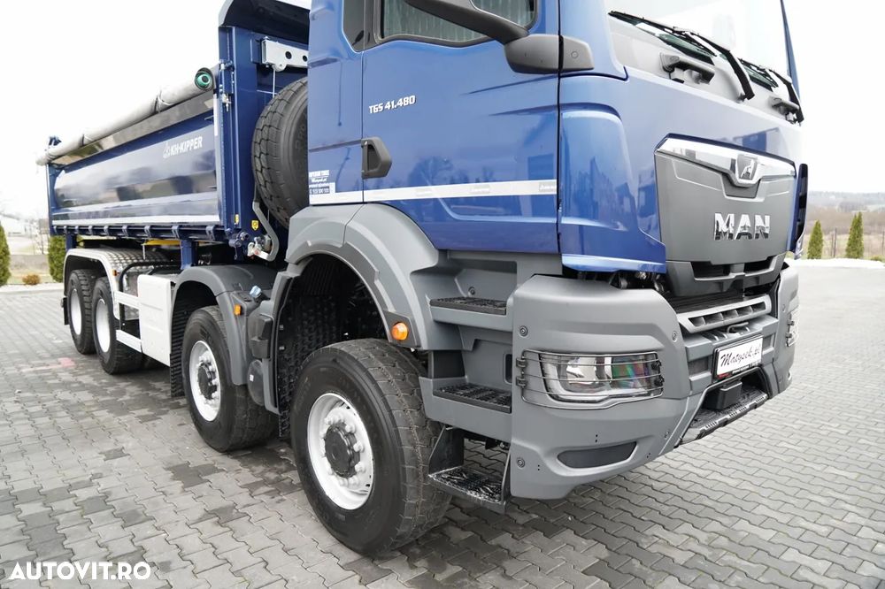 MAN TGS 41.480 / 8x6 / BASCULANĂ SPATE / MANUAL / NOU NOU / KH-KIPPER / - 20