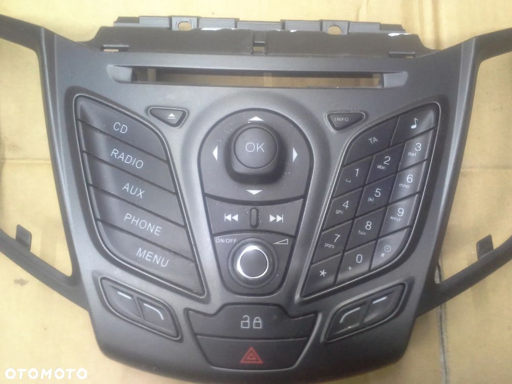 Ford Fiesta MK7 FL radio AM5T-18C815-GN 1DIN panel radia wyświetlacz komplet - 8