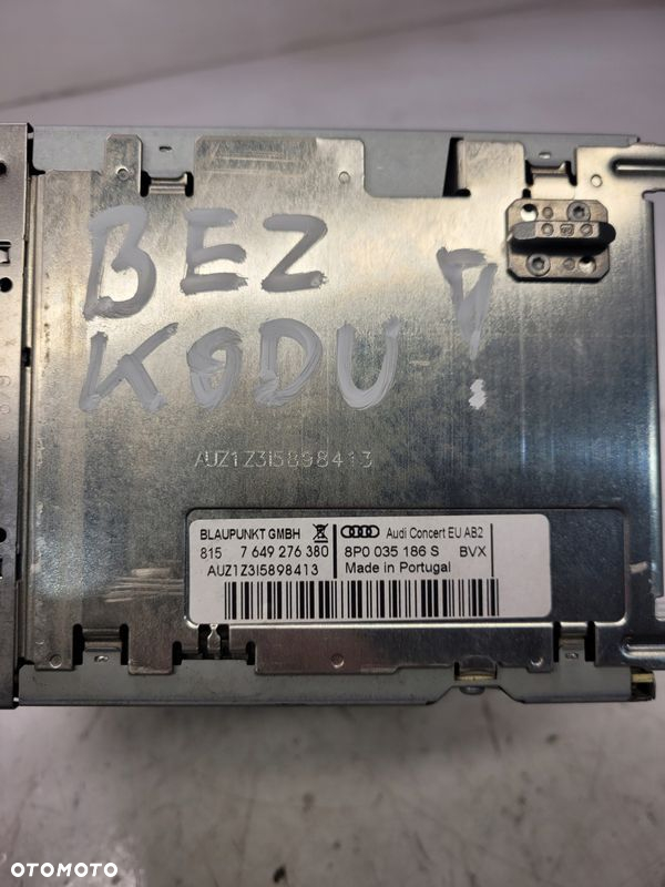 RADIO CD CONCERT AUDI A3 8P LIFT 2 DIN 8P0035186S - 7