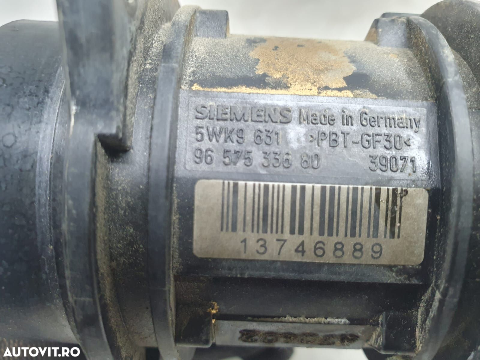 Debitmetru aer 9657533680 1.4 hdi 8HX Citroen C3 1 - 4