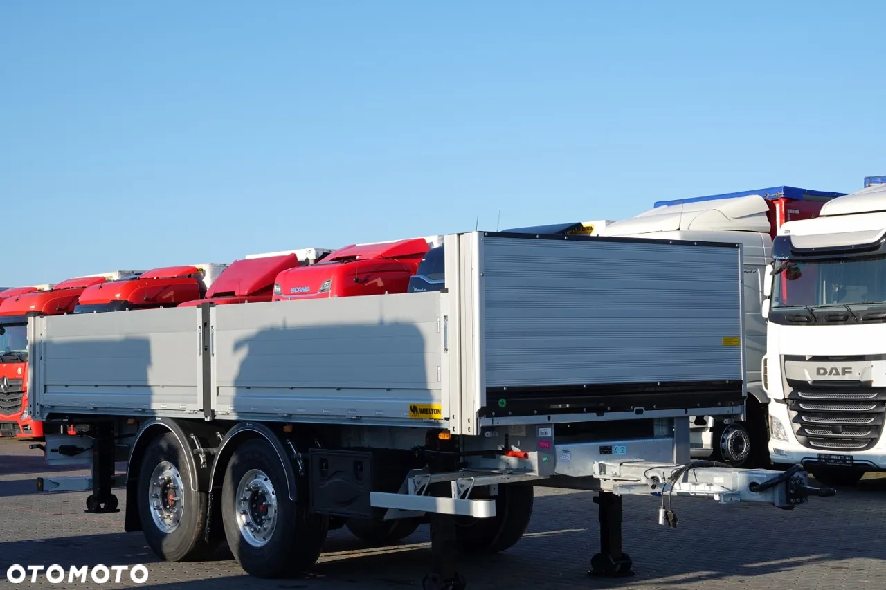 Wielton PRZYCZEPA BURTOWA / DO BUDOWLANKI / NOWA / 2025 ROK / DOSTĘPNA OD RĘKI / WAGA: 3800 KG / ALUFELGI - 9