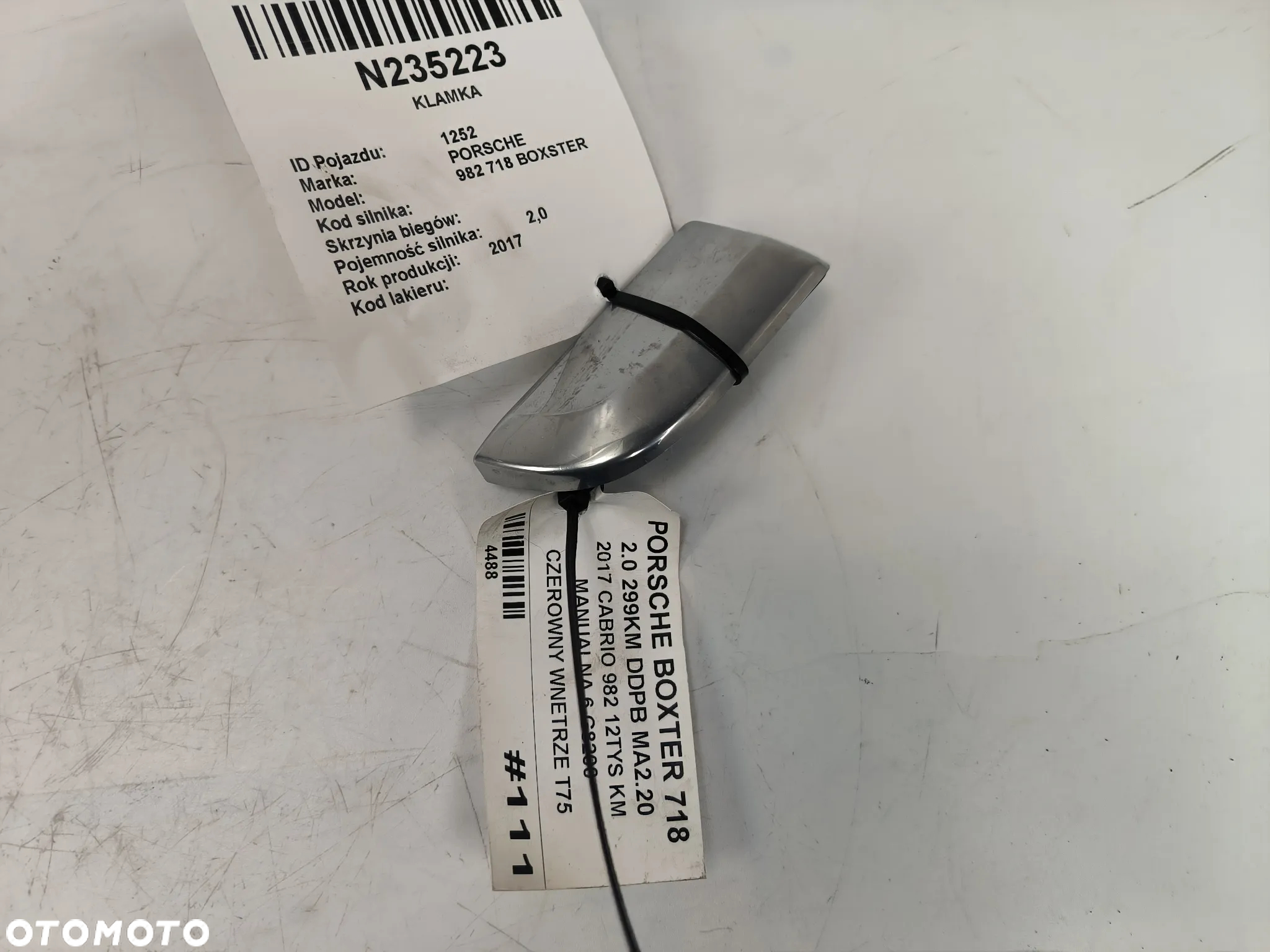 Ramka ozdoba deski rozdzielczej 99155238803 Porsche Boxtser 718  2017r. - 4