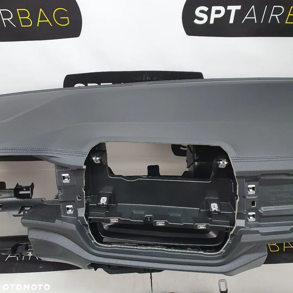 VW T-ROC T ROC DESKA ROZDZIELCZA KONSOLA KOKPIT PULPIT PODUSZKI AIRBAG AIR BAG PASY KIT SET - 3