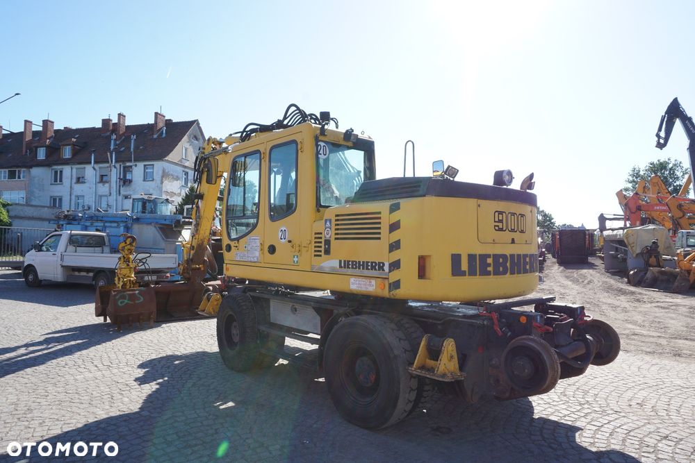 Liebherr A900C ZW Koparka dwudrożna Kolejowa - 5